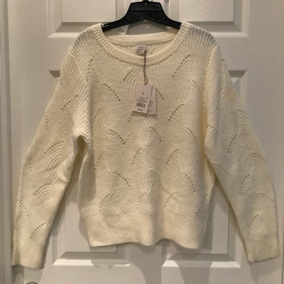 Target A New Day Cream Sweater Medium 